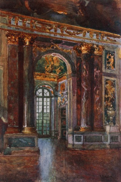 Arco nella Galerie des Glaces, Versailles da Rene Binet